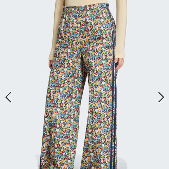 adidas Originals x Liberty London wide leg track pants in floral print - Picture 1 of 4